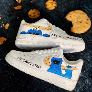 cookie monster custom air force 1